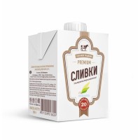 Сливки ультрапаст. 20% 500г*12 ТБА-Сквер Милкавита